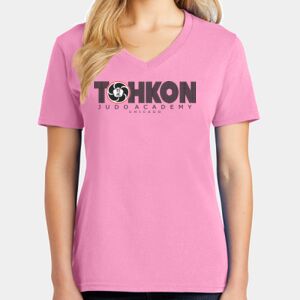 Ladies Core Cotton V Neck Tee Thumbnail