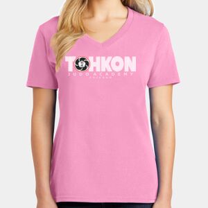 Ladies Core Cotton V Neck Tee Thumbnail