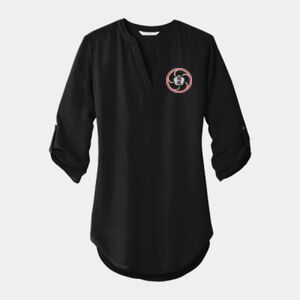 Ladies 3/4 Sleeve Tunic Blouse Thumbnail